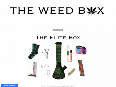 theweedbox.weebly.com snapshot