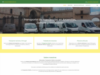 www.transportesamartin.es snapshot