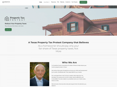 propertytaxprotest.com snapshot