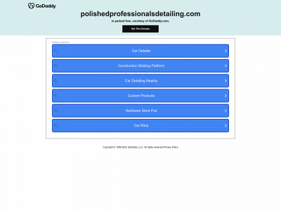 polishedprofessionalsdetailing.com snapshot