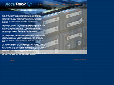 accu-rack.com snapshot
