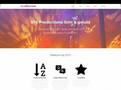 stsproductions.nl snapshot