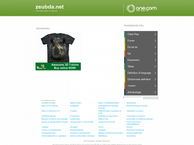 zeubda.net snapshot