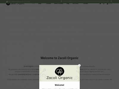 zacoliorganic.com snapshot