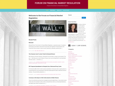 financialmarketregulation.org snapshot