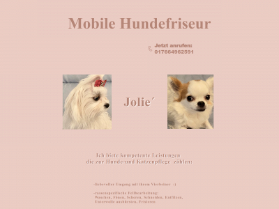mobile-hundefriseur-jolie.de snapshot