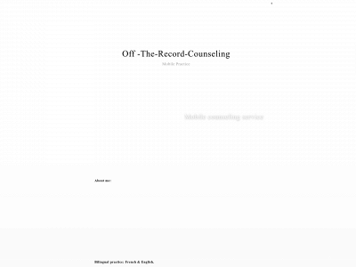 off-the-record-counseling.com snapshot
