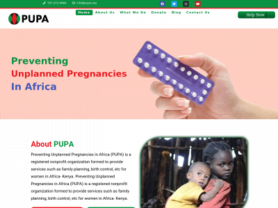 pupa.org snapshot