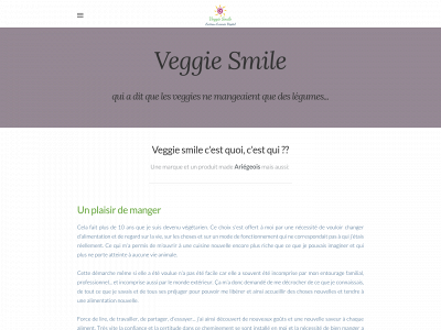 www.veggie-smile.fr snapshot