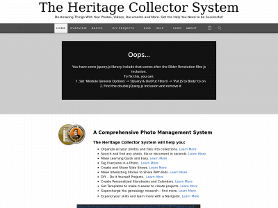heritagecollector.com snapshot