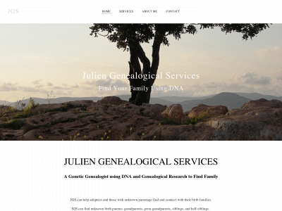 www.juliengenealogicalservices.com snapshot