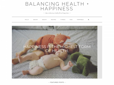 balancinghealthandhappiness.com snapshot