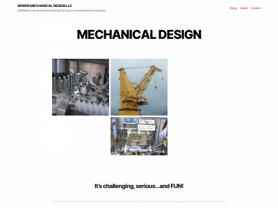 seniormechanicaldesign.com snapshot