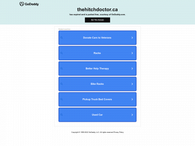 thehitchdoctor.ca snapshot