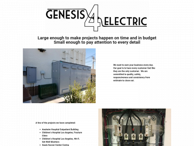 genesis4electric.com snapshot