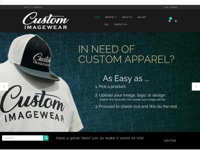 customimagewear.ca snapshot