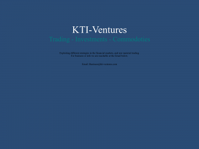 kti-ventures.com snapshot