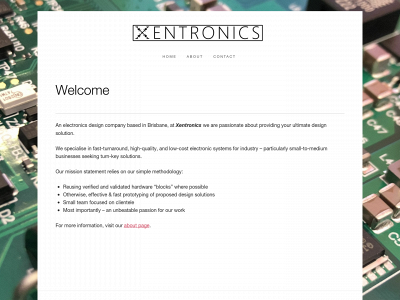 xentronics.com.au snapshot