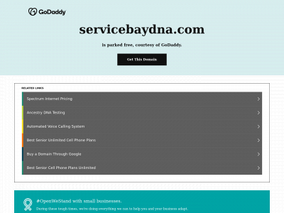 servicebaydna.com snapshot