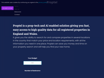 proptel.co.uk snapshot