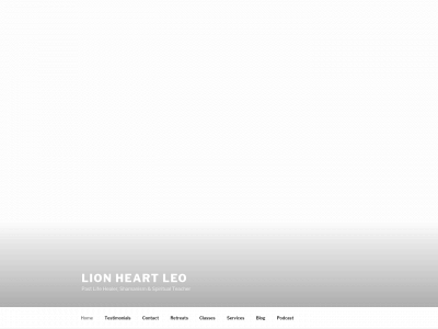 lionheartleo.com snapshot