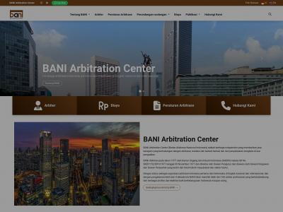 www.baniarbitration.org snapshot