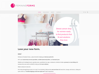 feminine-forms.com snapshot