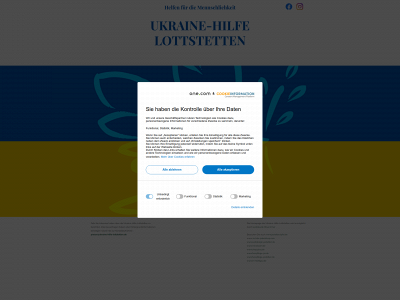 ukraine-hilfe-lottstetten.de snapshot
