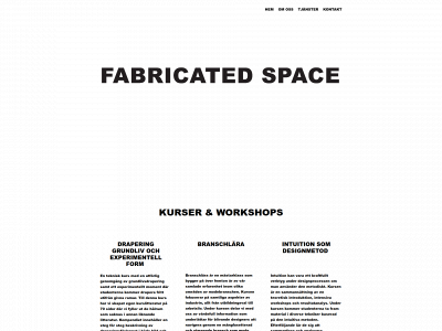 fabricatedspace.se snapshot