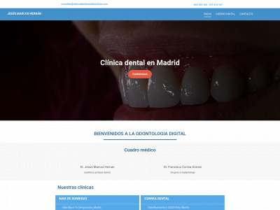 clinicadentalmardesonrisas.com snapshot
