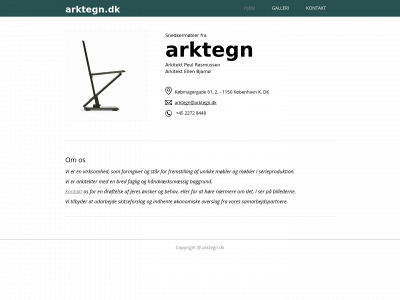 arktegn.dk snapshot