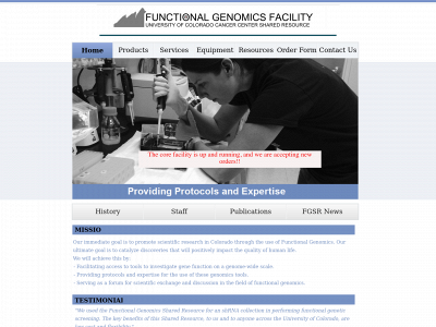 functionalgenomicsfacility.org snapshot