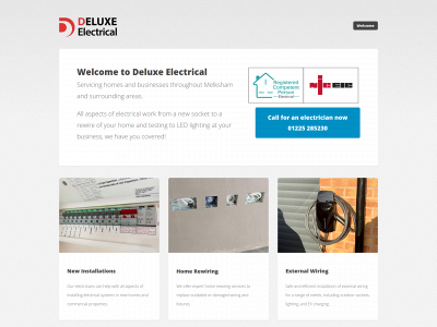deluxe-electrical.co.uk snapshot