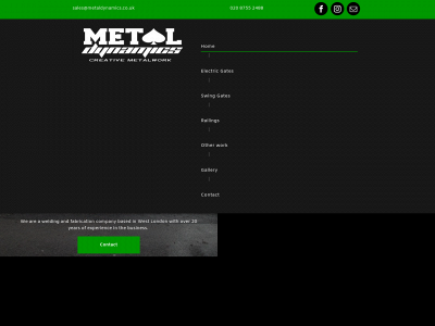 metaldynamics.co.uk snapshot