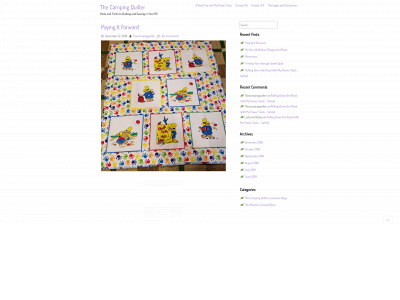 thecampingquilter.com snapshot