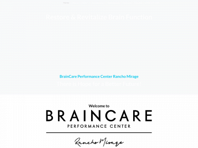 www.braincareranchomirage.com snapshot