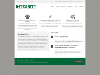 integrityhcm.com snapshot