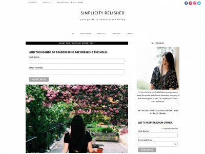 simplicityrelished.com snapshot