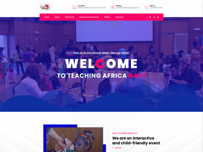 www.teachingafricaday.com snapshot