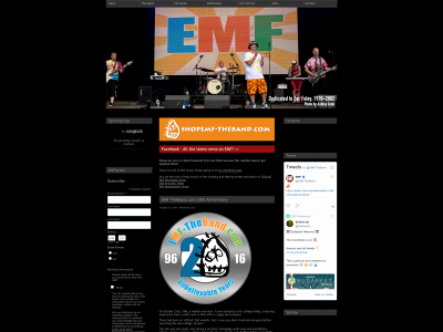 emf-theband.com snapshot