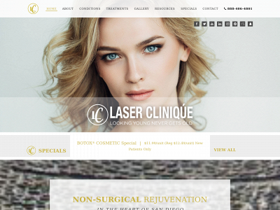laser-clinique.com snapshot
