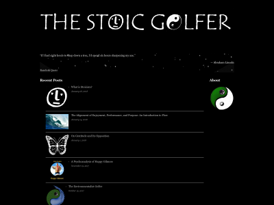 thestoicgolfer.com snapshot
