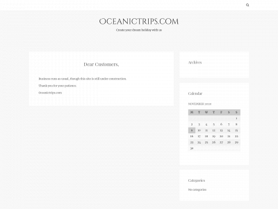 oceanictrips.com snapshot