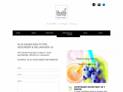 www.healthyourway.nl snapshot