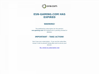 esn-gaming.com snapshot