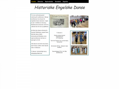 historiskeengelskedanse.dk snapshot