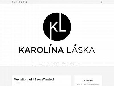karolinalaska.com snapshot