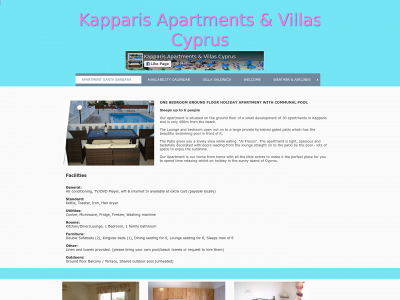 kapparisapartments.com snapshot