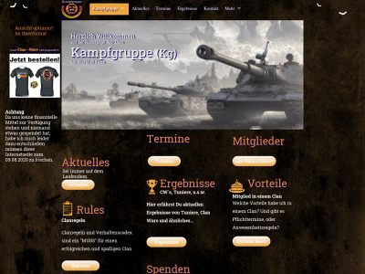 kampfgruppe.info snapshot