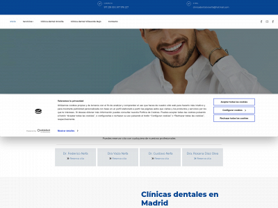 www.clinicasdentales-madrid.es snapshot
